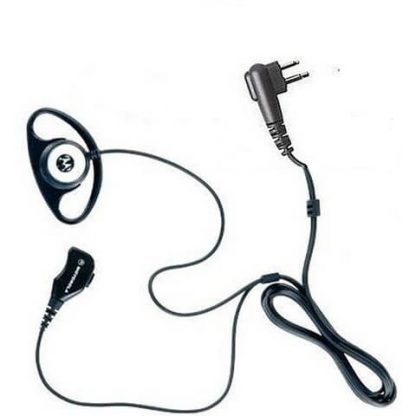 Motorola PMLN5001 CP476, CB Pro Plus, DEP450 & GP3188 2-Wire D-Shape Earpiece (With Combi Mic & PTT)
