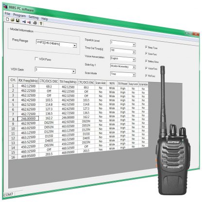 Baofeng BF-888S Programming Software