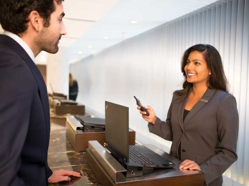 Two Way Radios for Hotel Reception