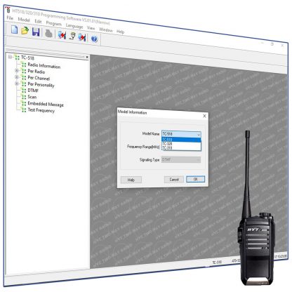 Hytera HYT TC-518 Programming Software
