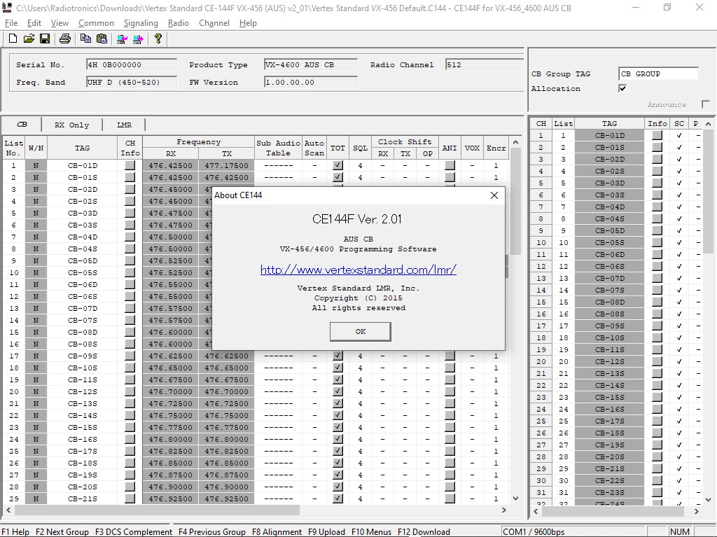 vertex standard programming software free download