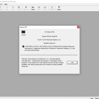 Motorola CP476 Programming Software