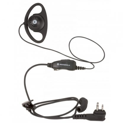 Motorola HKLN4599 DLR1060 D-Shape Earpiece With Inline Microphone & PTT