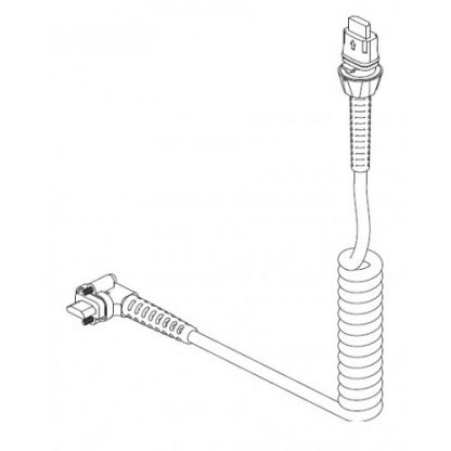 Motorola PMKN4173/PMKN4173A Interface To Microphone 3m Coiled Cable