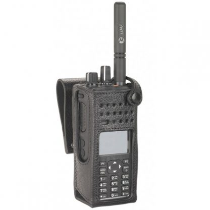 Motorola PMLN5840 Hard Leather 3" Swivel Belt Loop DP4601e, DP4800e & DP4801e Carry Case