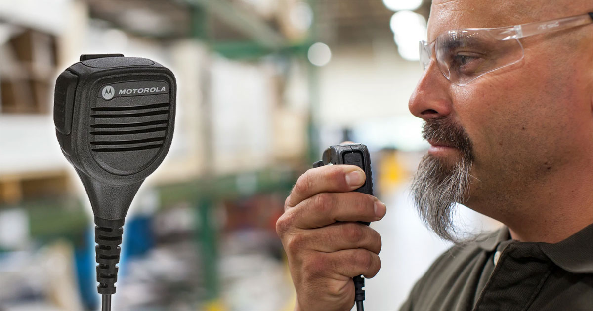 Motorola PMMN4022 GP328Plus & GP338Plus Speaker Microphone