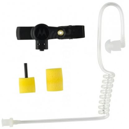 Motorola RLN6230 CP476, CB Pro Plus, DEP450 & GP3188 Replacement Acoustic Tube With Foam Earplugs (Black)
