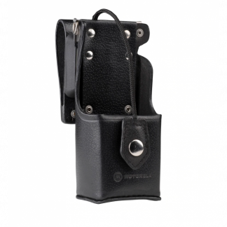 Motorola XTS 5000 Model II & III 3" Swivel Belt Loop Leather Carry Case