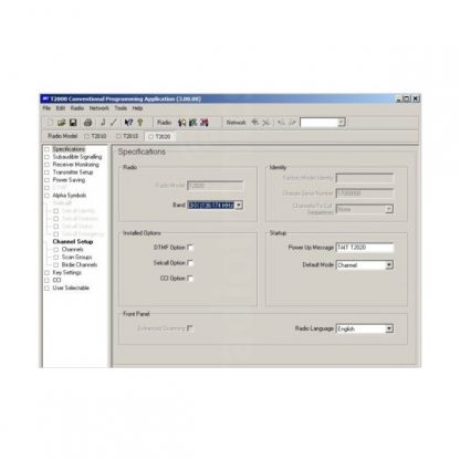 Tait T2000 Programming Software